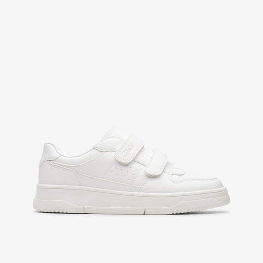 Canyon Sky Kid White/White - Clarks Signature
