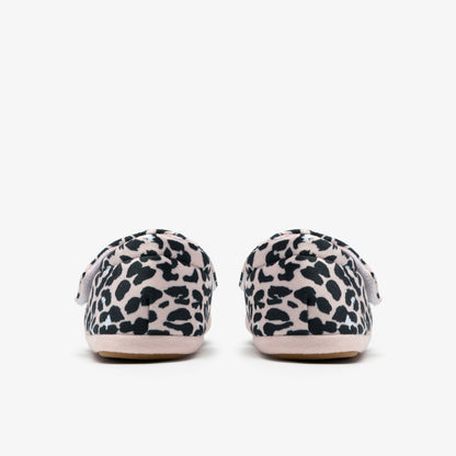 Fluffy Snug Kid Blush Pink Print - Clarks Popular