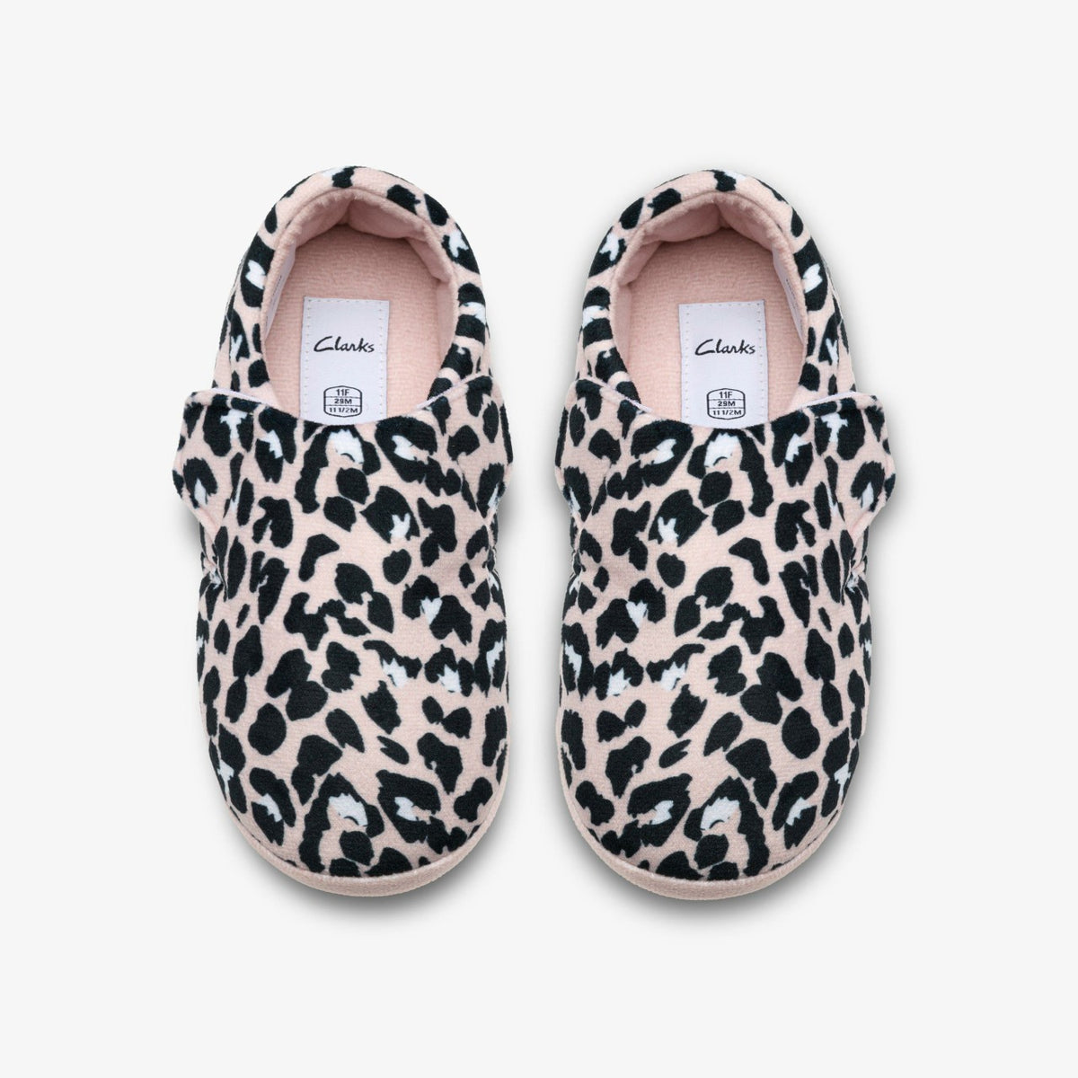Fluffy Snug Kid Blush Pink Print - Clarks Popular