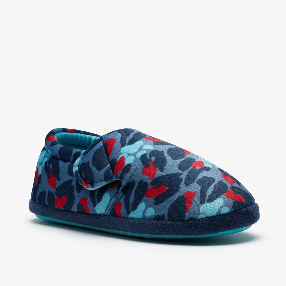 Fluffy Snug Kid Blue Camo Combination - Clarks Exclusive
