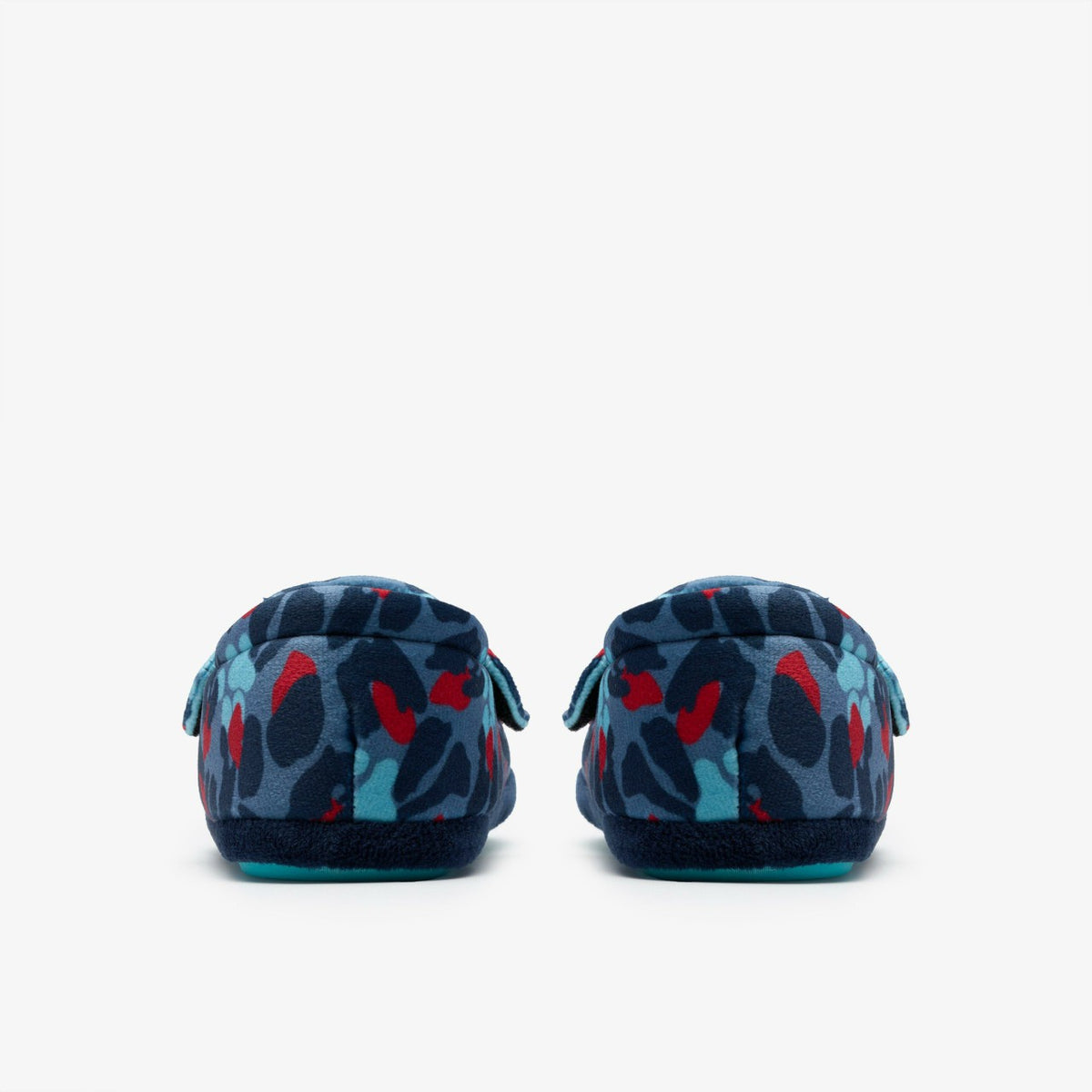 Fluffy Snug Kid Blue Camo Combination - Clarks Exclusive