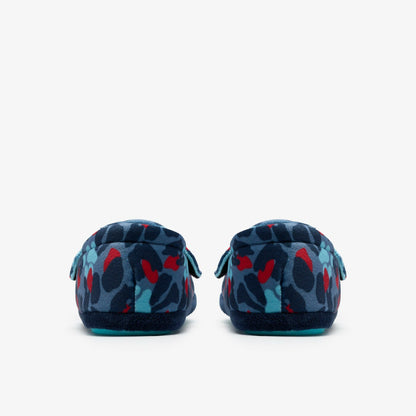 Fluffy Snug Kid Blue Camo Combination - Clarks Exclusive