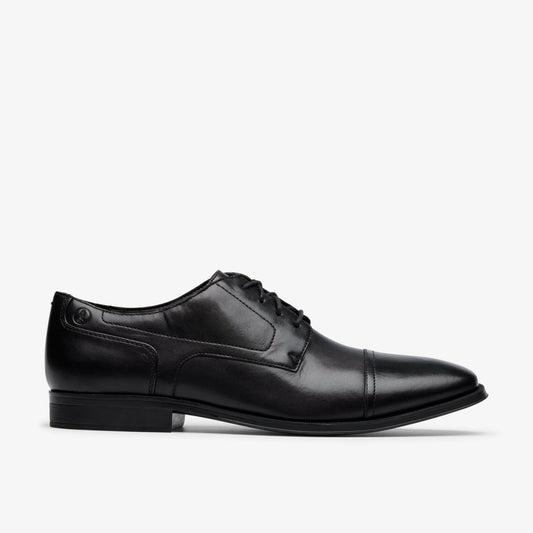 Paulton Cap Black Leather - Clarks Hot Sale