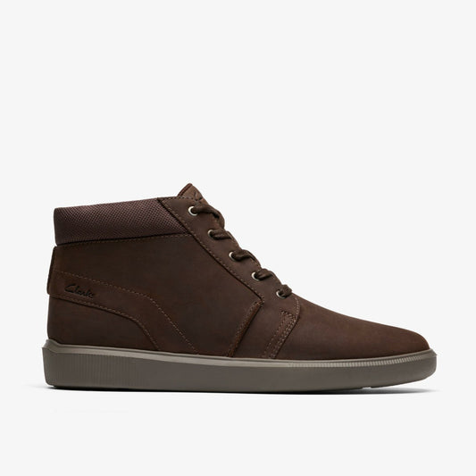 Brodin Mid Dark Brown Leather - Clarks Hot Sale