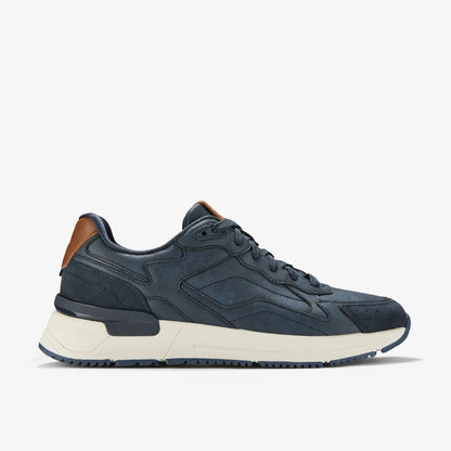 Brayford Lace Navy - Clarks Featured