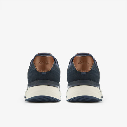 Brayford Lace Navy - Clarks Featured