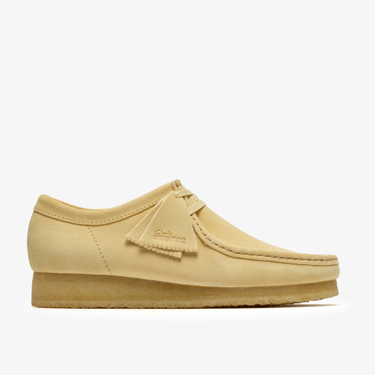 Wallabee Pale Yellow Suede - Clarks Special Offer