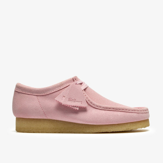 Wallabee Light Pink Suede - Clarks Trusted