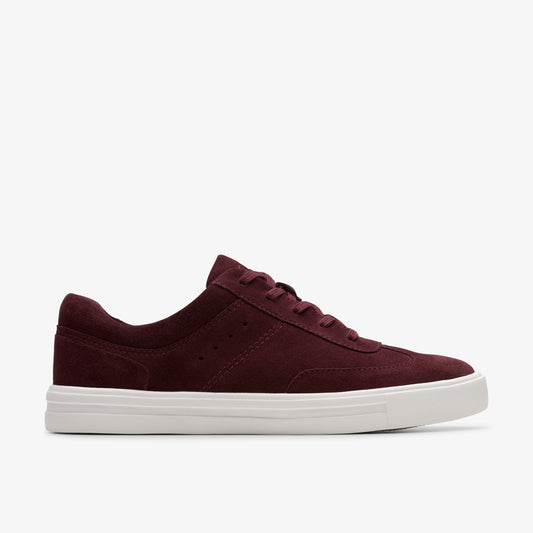 Makea Court Burgundy Suede - Clarks Popular