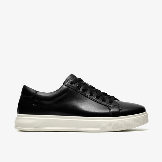Goswell Tie Black Leather - Clarks Trending