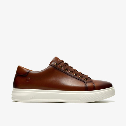 Goswell Tie Tan Leather - Clarks Classic