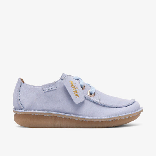 Funny Dream Light Blue Suede - Clarks Great Value