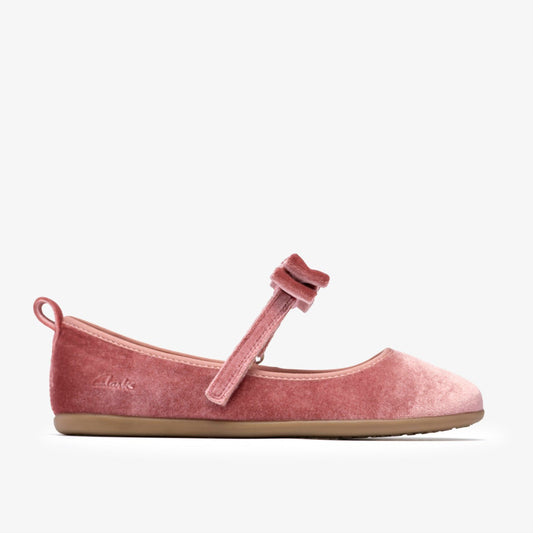 Charm Bow Kid Dusty Pink - Clarks Special Offer