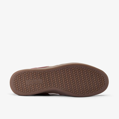 Seco Speed Burgundy Suede - Clarks Classic