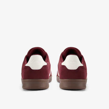 Seco Speed Burgundy Suede - Clarks Classic