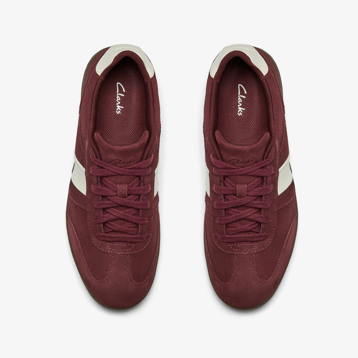 Seco Speed Burgundy Suede - Clarks Classic