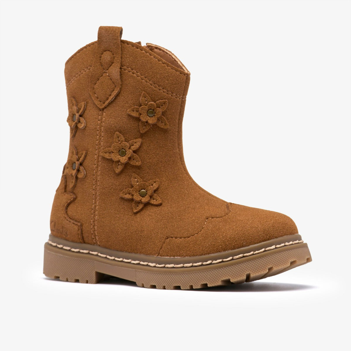 Adelaide Mid Toddler Tan - Clarks Discount