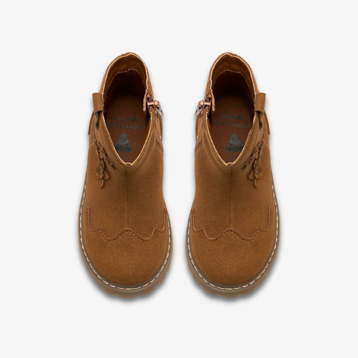 Adelaide Mid Toddler Tan - Clarks Discount