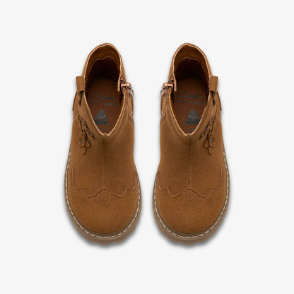 Adelaide Mid Toddler Tan - Clarks Discount