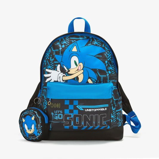 Sonic Play Backpack Black/Blue - Clarks Exclusive