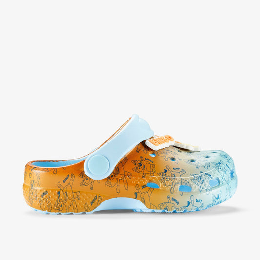Bluey Fade Clog Kid Blue Combination - Clarks Featured