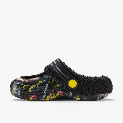 Pika Clog Warm Lined Kid Black Combination - Clarks Popular