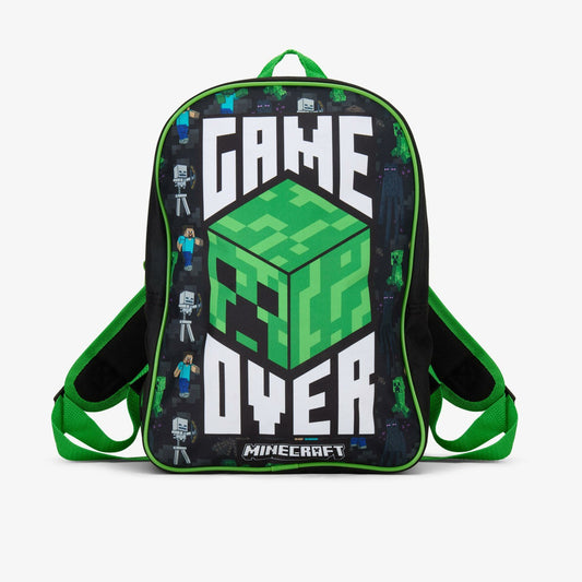 Minecraft GO Backpack Black/Green - Clarks Deals