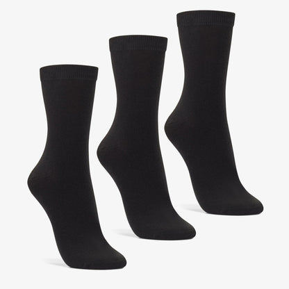 3 Pack Socks Size 2-8 Black Black - Clarks Customer Favorite