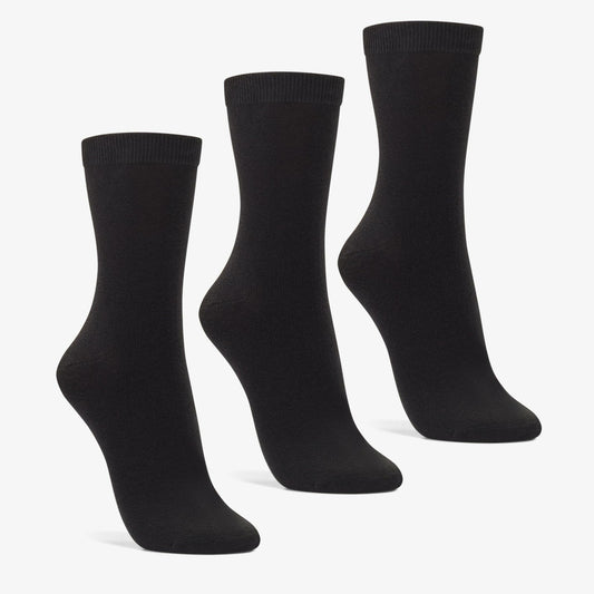 3 Pack Socks Size 2-8 Black Black - Clarks Customer Favorite