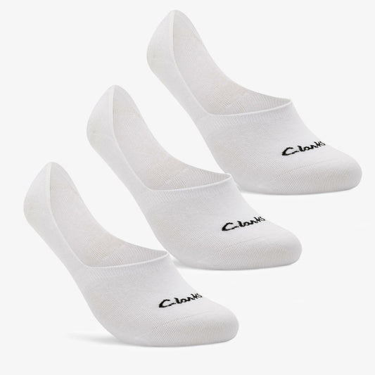 Sock Liners 3 Pack Size 6-11 White - Clarks Trending