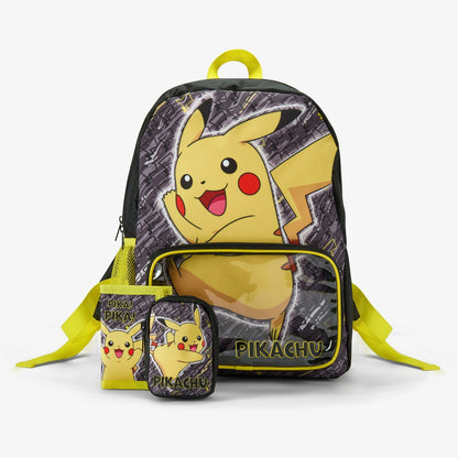 Pokemon Backpack Set Black Combination - Clarks Recommended