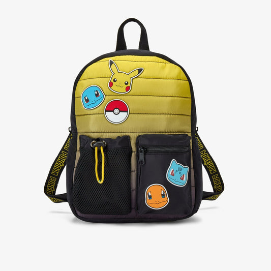 Pokemon Quilt Backpack Black Combination - Clarks Recommended